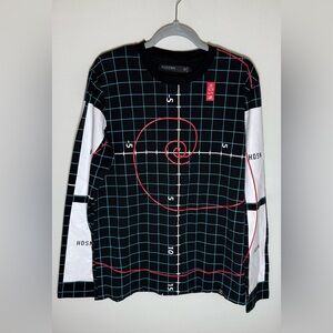 Hudson outerwear grid long sleeve shirt • Men’s med